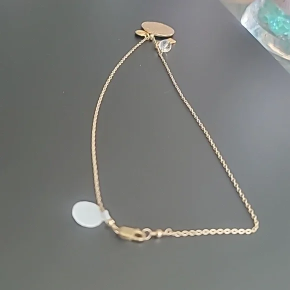 NWT Women's Necklace Gold Handmade Aztec Medallion Charms Quartz Boho Layering - Picture 7 of 8